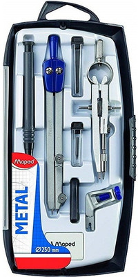 Maped Metal Compass Instrument Geometry Box Geometry Box(Multicolor)