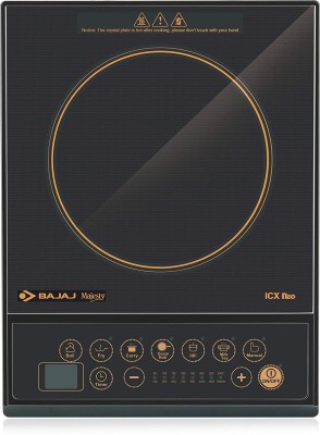 BAJAJ ICX Neo 1600-Watt Induction Cooker Induction Cooktop  (Black, Push Button)