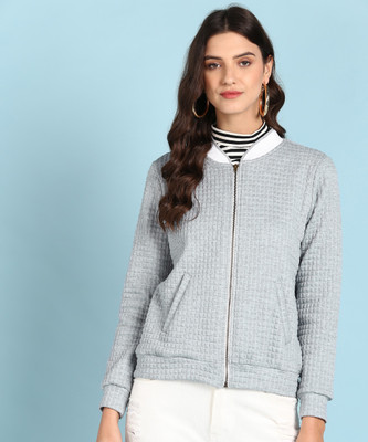 Ann Springs Full Sleeve Checkered Women Jacket