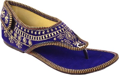 Gunjan Collection Women Flats(Blue , 9)