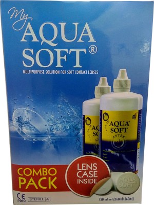 AQUASOFT OC599 Sensitive Eyes Multi Purpose Lens Solution(720 ml)