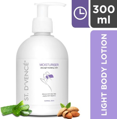 ST. D'VENCÉ Body Moisturiser for All Skin Types enriched with Aloe Vera & Vitamin E - London (U.K)(300 ml)