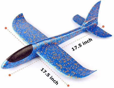 sage-square-large-hand-throwing-foam-plane-dual-flight-mode-aeroplane-gliders-flying-aircraft-gifts-for-kids-outdoor-sport-game-toys-birthday-party-gifts-random-color-frisbie-boomerang