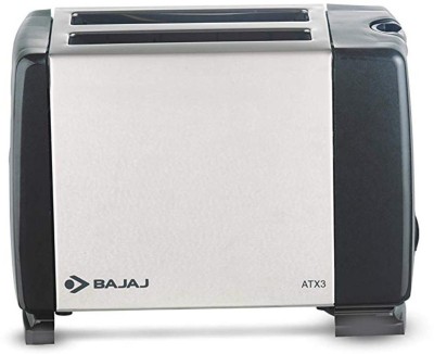 BAJAJ 750-Watt Auto Pop-up Toaster (Black/Silver) 750 W Pop Up Toaster(Black)