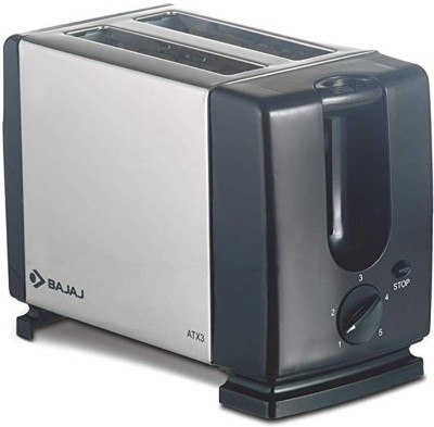 BAJAJ ATX 3 750-Watt Auto Pop-up Toaster 750 W Pop Up Toaster(Black)