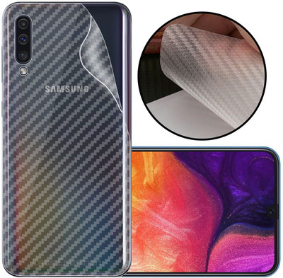CASE CREATION Samsung Galaxy A50 (2019) Mobile Skin(3D Carbon Fibre Transparent Back Skin Matte Finish)