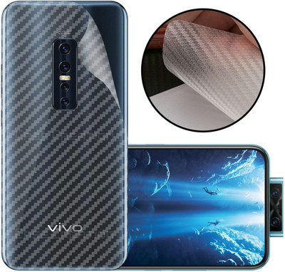 CASE CREATION Vivo V17 Pro Mobile Skin(3D Carbon Fibre Transparent Back Skin Matte Finish)
