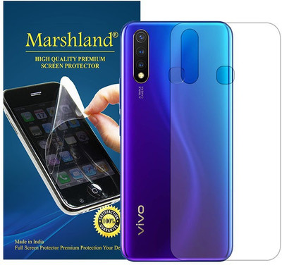 MARSHLAND Back Screen Guard for Vivo Y19, Back Tpu(Pack of 1)