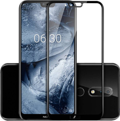 techaspire Edge To Edge Tempered Glass for Nokia 6.1 Plus(Pack of 1)