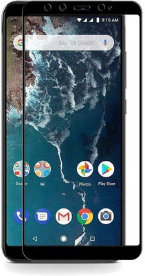 Snatchy Edge To Edge Tempered Glass for Mi A2(Pack of 1)