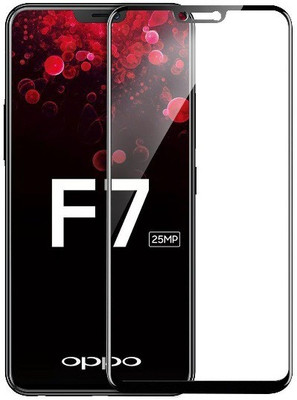 Bigil Edge To Edge Tempered Glass for OPPO F7(Pack of 1)