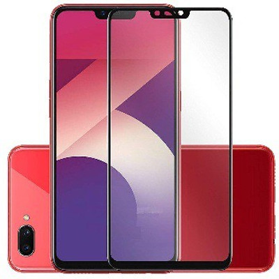 Snatchy Edge To Edge Tempered Glass for Oppo A3s(Pack of 1)