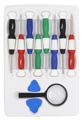 Hillgrove 11 in 1 Precision Multipurpose Opening Repair Tool Screwdriver Set for Mobiles|Laptops|Electronics Precision Screwdriver Set(Pack of 11)