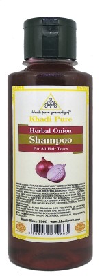 Khadi Pure Gramodyog Herbal Onion Shampoo - Pack Of 1(210 ml)