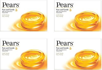 Pears Soap Pure & Gentle Bathing Bar (4 x 125 g)(500 g)