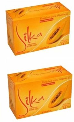 SILKA WHITENING HERBAL SOAP [PACK OF 2] 135 g(2 x 67.5 g)