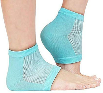 BRINJA ENTERPRISE Silicone Gel Heel Socks Heel Support(Multicolor)