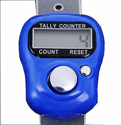 TDA Adjustable Finger Ring 5 Digit Electronic Digital Hand Tally Counter with Luminous LED Light Useful for Various Counting Purposes - (Random Color) Digital Tally Counter(Multicolor)