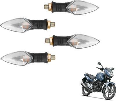 MOCKHE Front, Rear LED Indicator Light for Suzuki GS 150R(Yellow, Red)