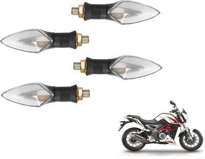 MOCKHE Front, Rear LED Indicator Light for Universal For Bike(Yellow, Red)