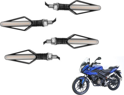 MOCKHE Front, Rear LED Indicator Light for Bajaj Pulsar 150 AS(Yellow, Red)