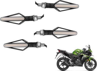 MOCKHE Front, Rear LED Indicator Light for Honda CBR 150R(Yellow, Red)