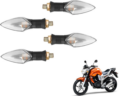 MOCKHE Front, Rear LED Indicator Light for Yamaha FZ16(Yellow, Red)