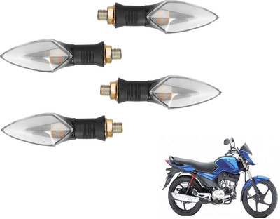 MOCKHE Front, Rear LED Indicator Light for Mahindra(Yellow, Red)