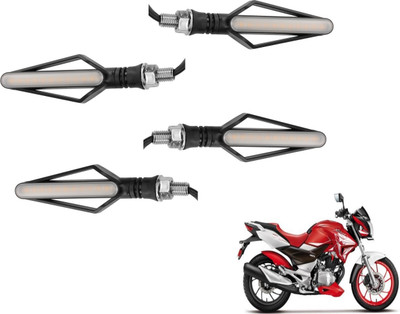 MOCKHE Front, Rear LED Indicator Light for Hero CBZ Xtreme(Yellow, Red)