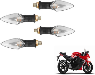 MOCKHE Front, Rear LED Indicator Light for Hyosung GT250R(Yellow, Red)