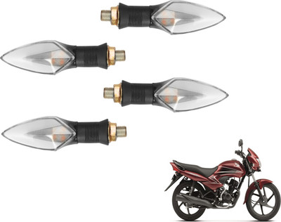 MOCKHE Front, Rear LED Indicator Light for Honda Dream Yuga(Yellow, Red)