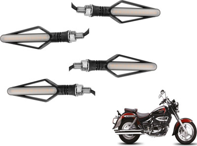 MOCKHE Front, Rear LED Indicator Light for Hyosung Aquila 250(Yellow, Red)
