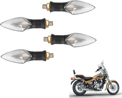 MOCKHE Front, Rear LED Indicator Light for Bajaj Avenger(Yellow, Red)