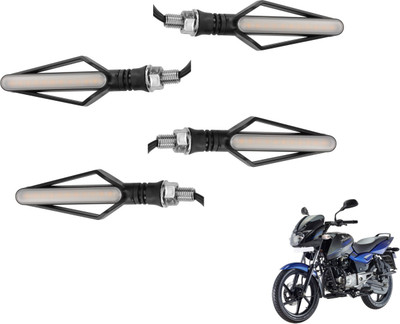 MOCKHE Front, Rear LED Indicator Light for Bajaj Pulsar 150 DTS-i(Yellow, Red)