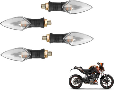 MOCKHE Front, Rear LED Indicator Light for KTM Duke 200(Yellow, Red)