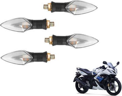 MOCKHE Front, Rear LED Indicator Light for Yamaha YZF R15 S(Yellow, Red)