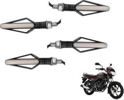MOCKHE Front, Rear LED Indicator Light for Bajaj Discover(Yellow, Red)