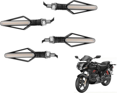 MOCKHE Front, Rear LED Indicator Light for Hero Karizma R(Yellow, Red)