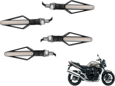 MOCKHE Front, Rear LED Indicator Light for Suzuki Bandit(Yellow, Red)