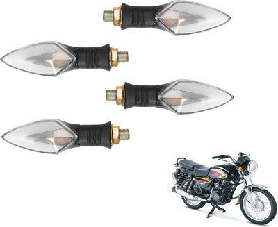 MOCKHE Front, Rear LED Indicator Light for TVS Max 4R(Yellow, Red)