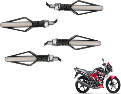 MOCKHE Front, Rear LED Indicator Light for Yamaha SS 125(Yellow, Red)