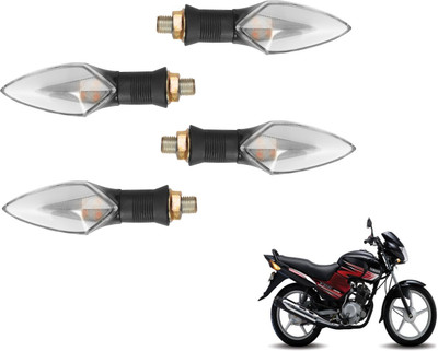 MOCKHE Front, Rear LED Indicator Light for Yamaha YBR 125(Yellow, Red)