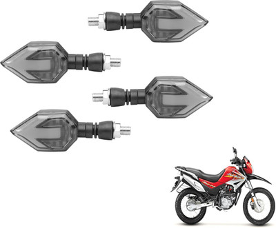 MOCKHE Front, Rear LED Indicator Light for Hero Impulse(Yellow)