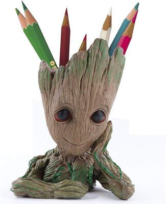Quick Shoppy Action Figure Multipurpose Stand (Groot)(Brown)