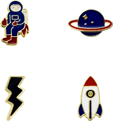 FURE Off to Space Enamel Pins Brooch(Multicolor)