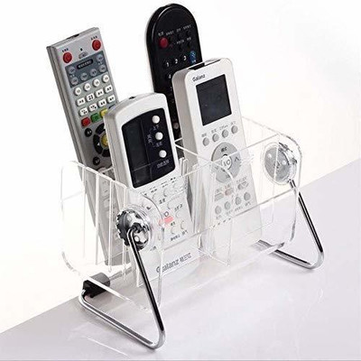 Inditradition 4 Compartments Acrylic Remote Holder(Clear)
