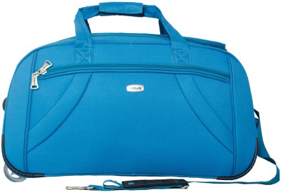 Timus 20 inch/50 cm Club Mumbai 55CM Ocene Blue 2 Wheel Duffle Bag Trolley Bag for Travel (Cabin Luggage) Duffel With Wheels (Strolley)