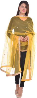 YOUTHQUAKE Net Embellished Women Dupatta