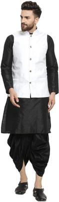 Royal Kurta Men Kurta Dhoti Pant Ethnic Jacket Set