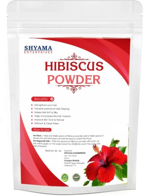 Ayurgen Herbals PURE and NATURAL HIBISCUS POWDER for face and hair color shiny conditioning hair (cloth filtered)(250 g)